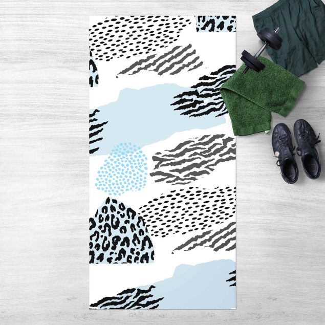 Aussen Teppich Animalprint Zebra Tiger Leopard Arktis