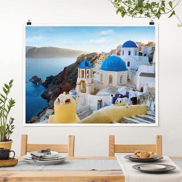 Poster Städte Santorini