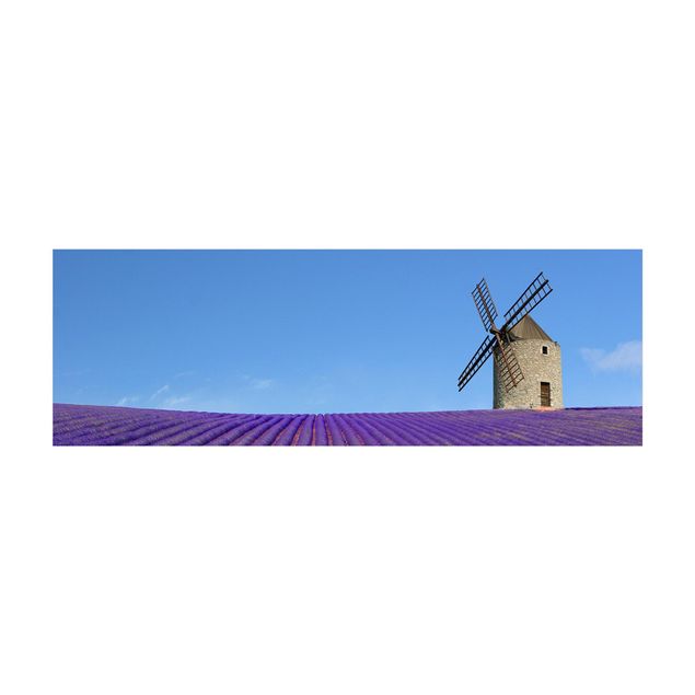Teppich violett Lavendelduft in der Provence
