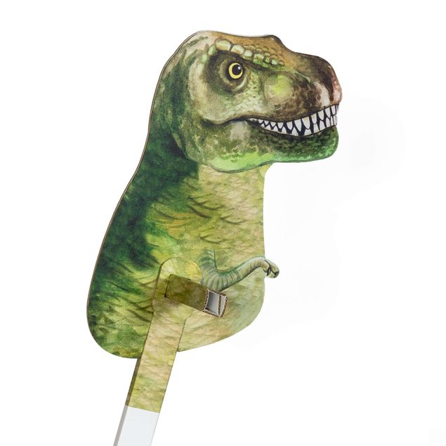 FOLDZILLA Steckenpferd - Dino T-Rex Aquarell