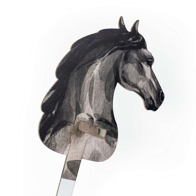 Hobbyhorse Pferd schwarz