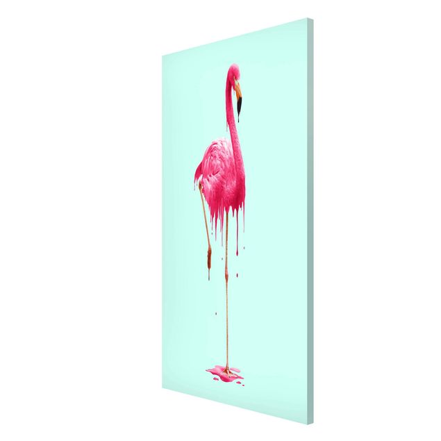 Bilder für die Wand Schmelzender Flamingo