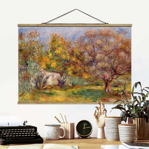 Impressionismus Bilder Auguste Renoir - Garten mit Olivenbäumen