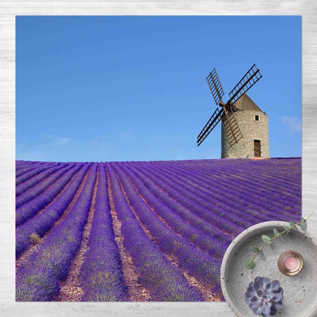 Outdoor Teppich Lavendelduft in der Provence