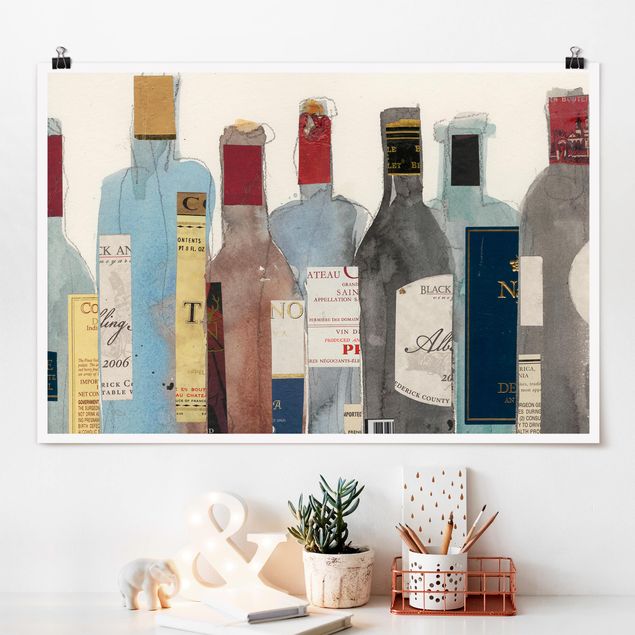 Poster Kunstdruck Wein & Spirituosen II