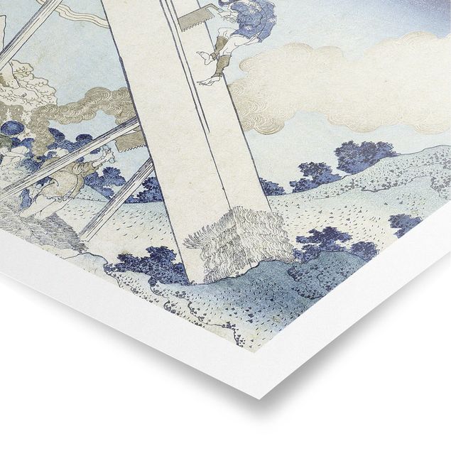 Poster bestellen Katsushika Hokusai - In den Totomi Bergen