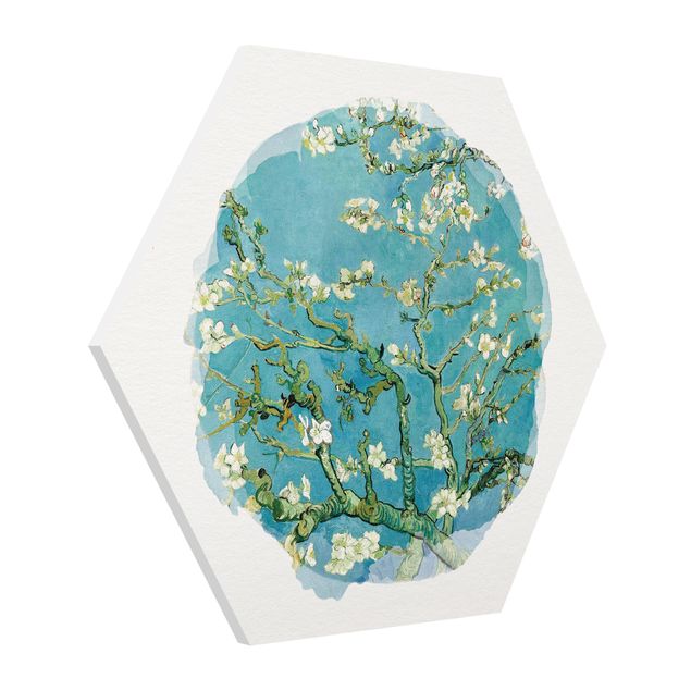 Forex Bilder Wasserfarben - Vincent van Gogh - Mandelblüte