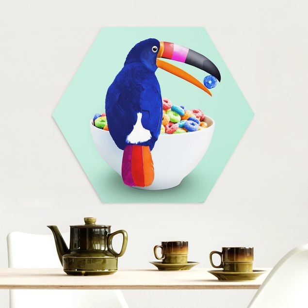 Wandbilder Frühstück mit Tukan