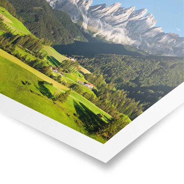 Poster - Geislerspitzen in Südtirol - Querformat 2:3