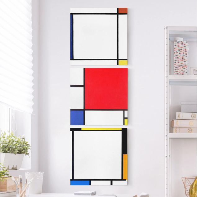 Abstrakte Kunst Piet Mondrian - Quadratische Kompositionen