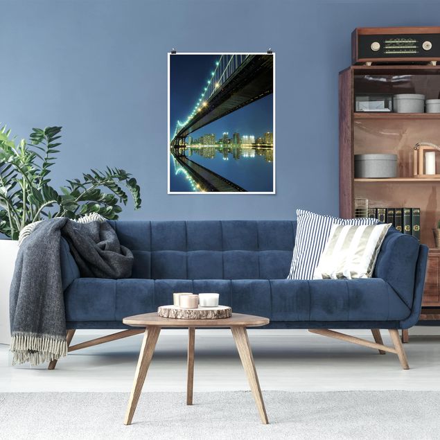 Schöne Wandbilder Abstract Manhattan Bridge