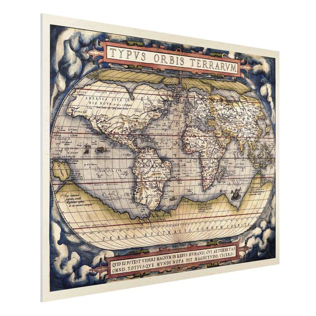 Forex Bilder Historische Weltkarte Typus Orbis Terrarum