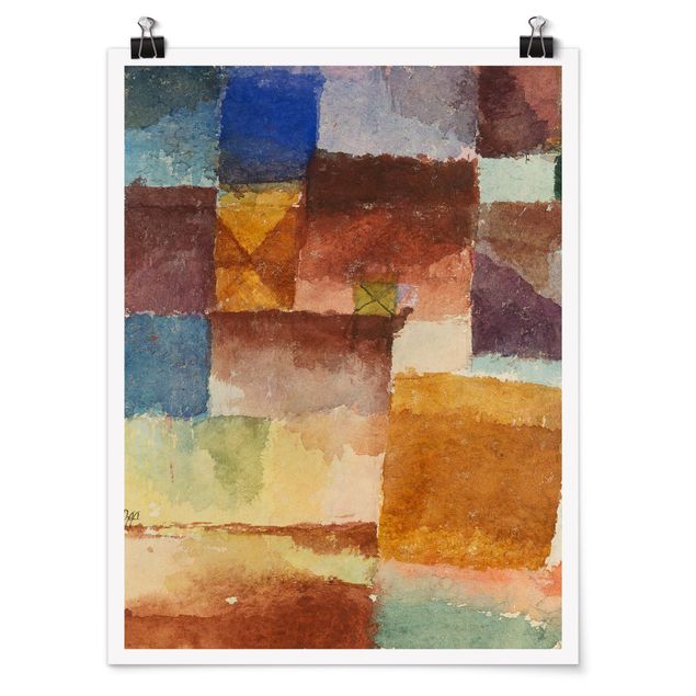 Poster - Paul Klee - Einöde - Hochformat 3:4