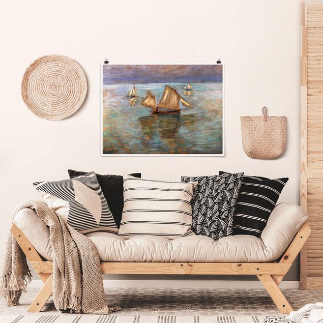 Natur Poster Claude Monet - Fischerboote