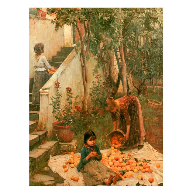 John William Waterhouse John William Waterhouse - Die Orangenpflücker