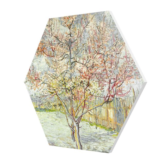 Bilder für die Wand Vincent van Gogh - Blühende Pfirsichbäume