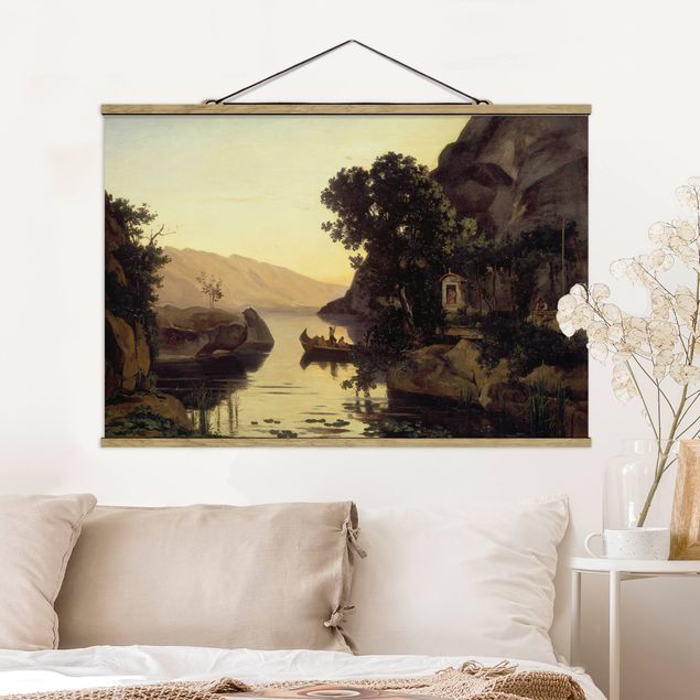 Bilder Romantik Jean-Baptiste Camille Corot - Landschaft bei Riva