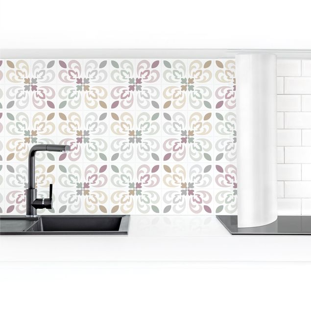 Küchenrückwand Muster Geometrische Fliesen - Padua