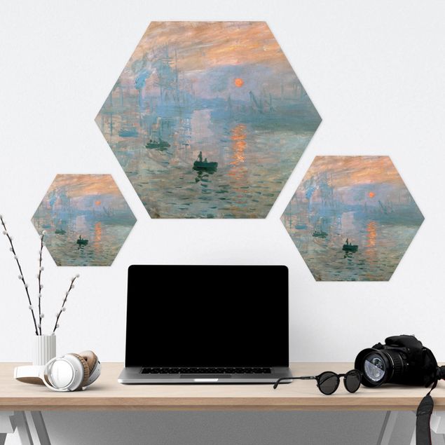 Hexagon Bild Forex - Claude Monet - Impression