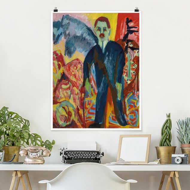 Expressionismus Bilder Ernst Ludwig Kirchner - Der Krankenwärter