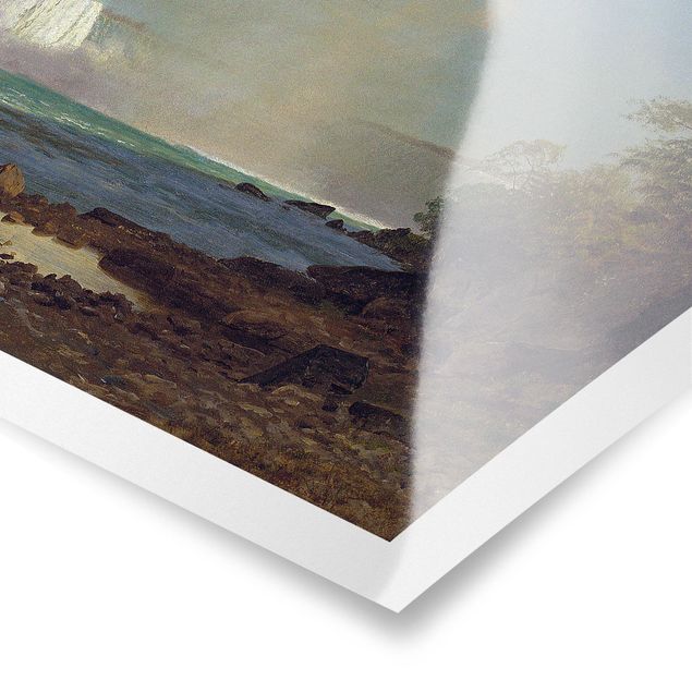 Poster Albert Bierstadt - Niagarafälle