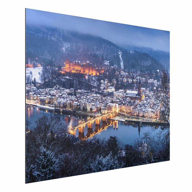 Schöne Wandbilder Winterliches Heidelberg