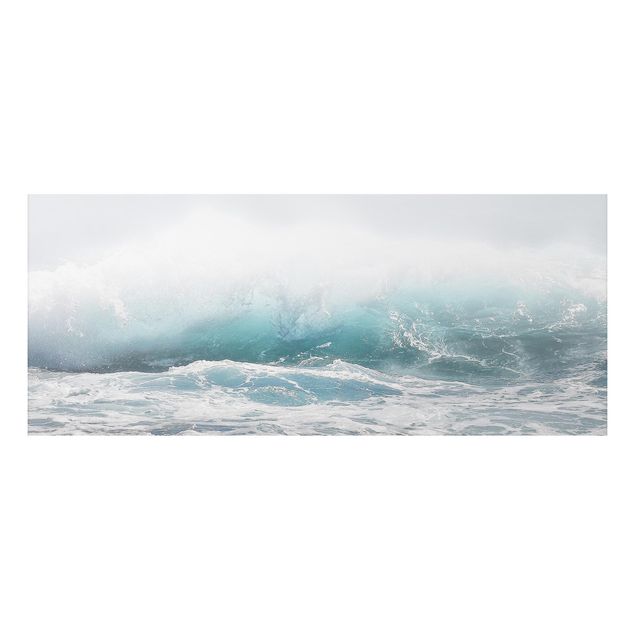Alu Dibond Druck Große Welle Hawaii