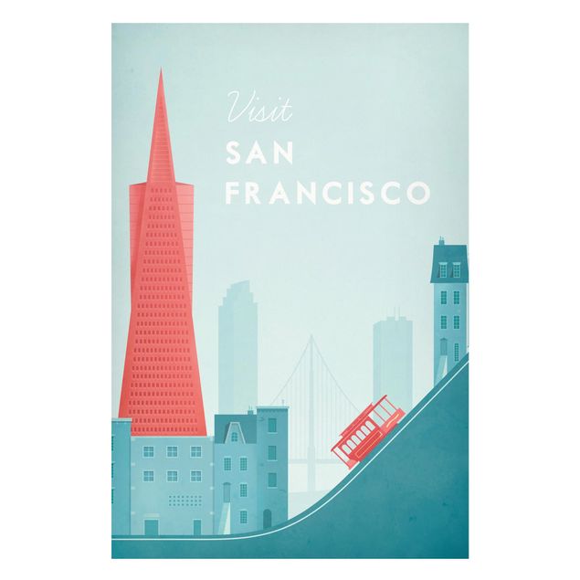 Henry Rivers Bilder Reiseposter - San Francisco