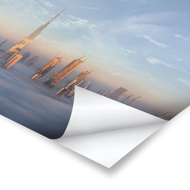 Poster - Dubai über den Wolken - Querformat 2:3