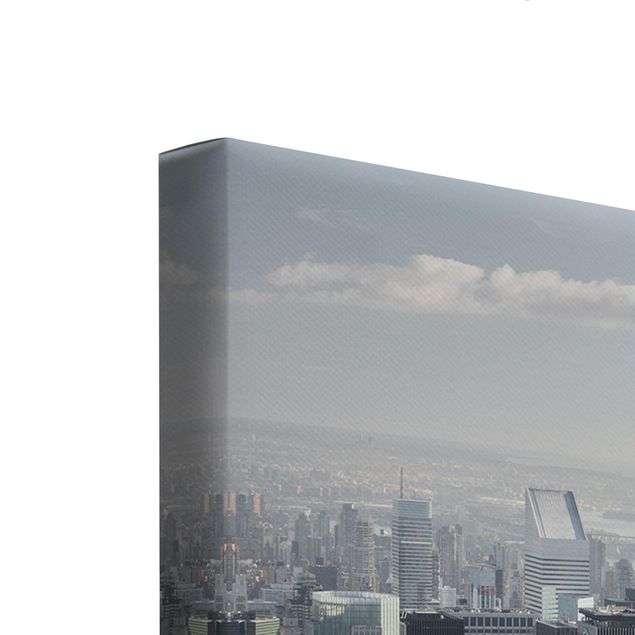 Leinwandbild 3-teilig - Upper Manhattan New York City - Galerie Triptychon