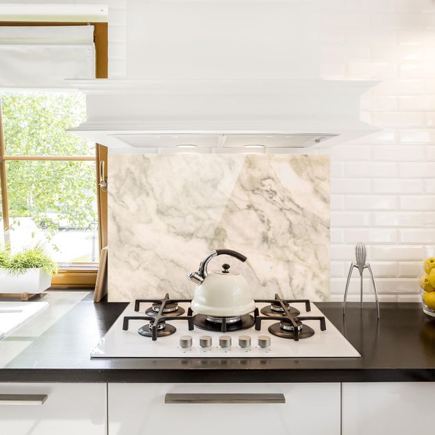 Glasrückwand Küche Steinoptik Phoenix Marmor