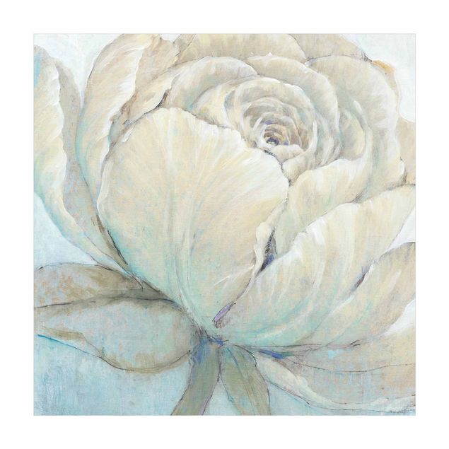 Teppich Blumen Englische Rose Pastell