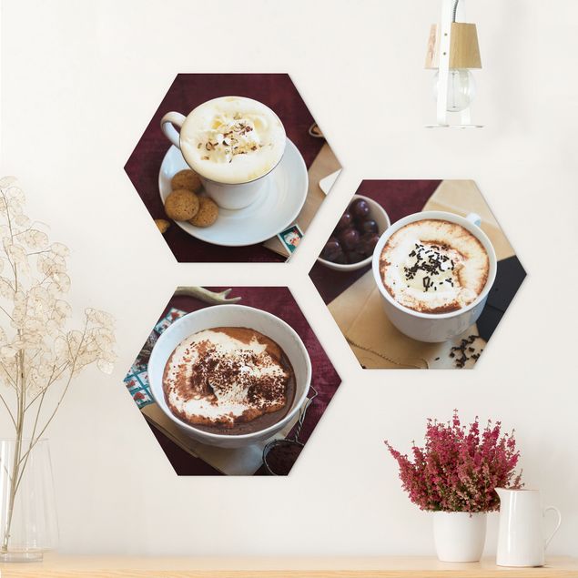 Bilder für die Wand Heiße Schokolade mit Sahne