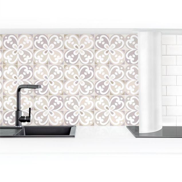 Küchenrückwand Muster Geometrische Fliesen - Mantua