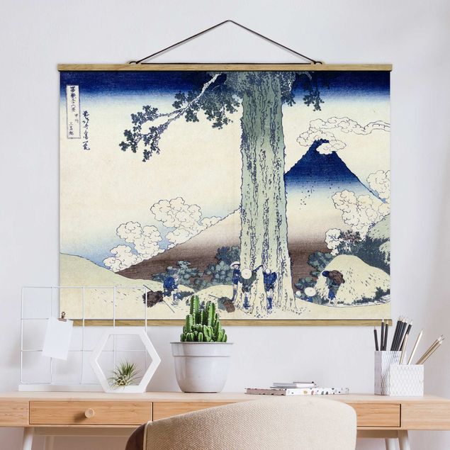 Katsushika Hokusai Kunstdrucke Katsushika Hokusai - Mishima Pass in der Provinz Kai