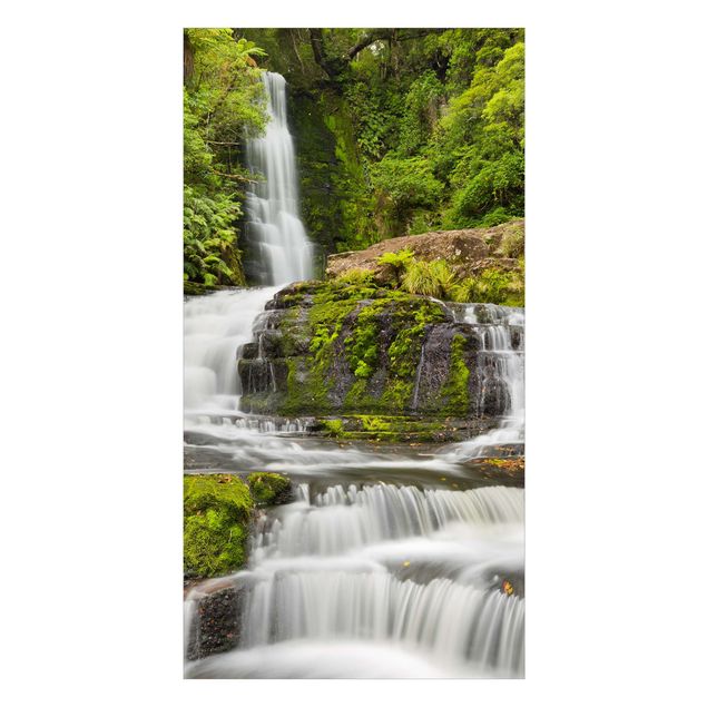 Duschrückwand Motiv Upper McLean Falls in Neuseeland