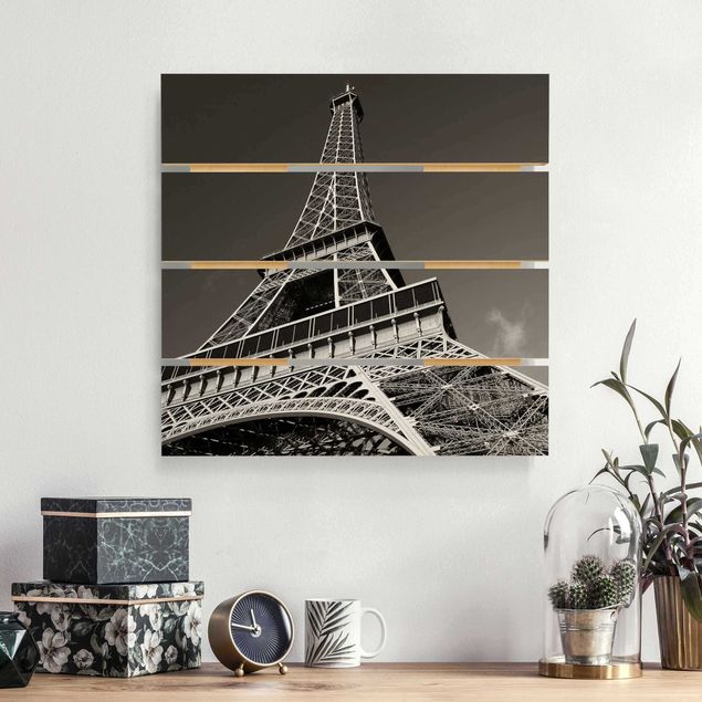 Moderne Holzbilder Eiffelturm