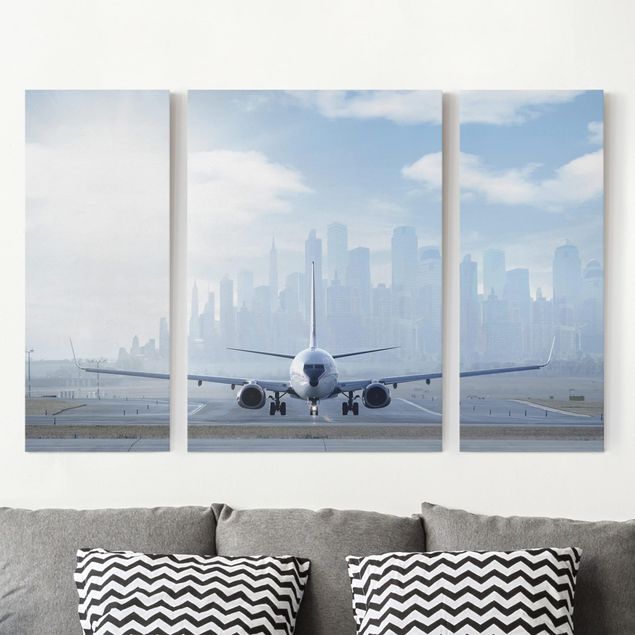Wandbilder XXL Flugzeug vor dem Start