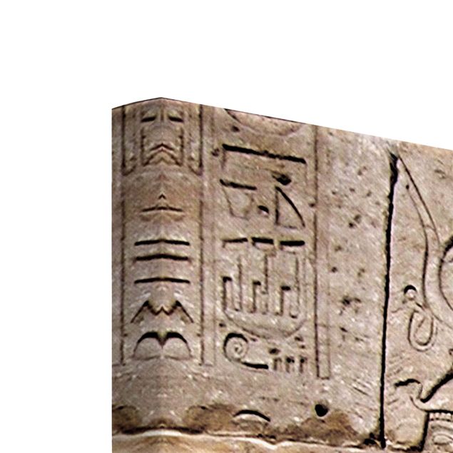 Leinwandbild 3-teilig - Egypt Relief - Triptychon