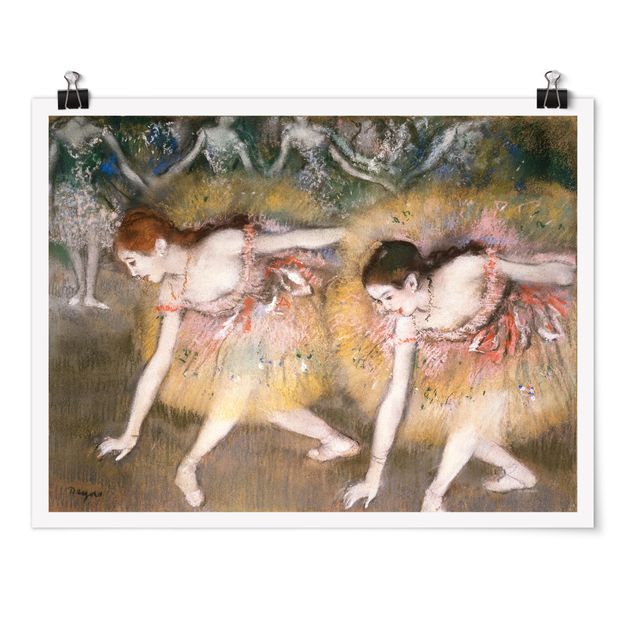 Edgar Degas Gemälde Edgar Degas - Verbeugende Ballerinen