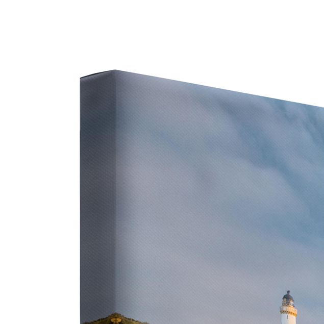 Leinwandbilder Tarbat Ness Leuchtturm und Sonnenuntergang am Meer