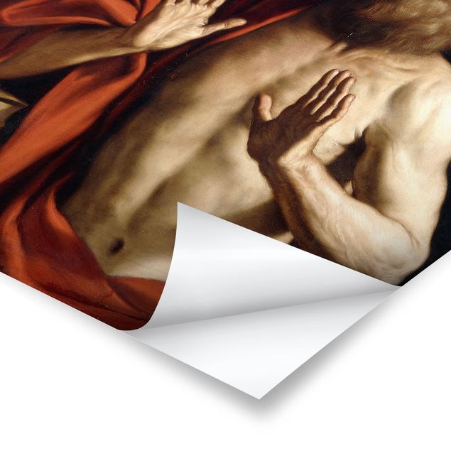 Poster - Guercino - Der heilige Hieronymus - Hochformat 3:4