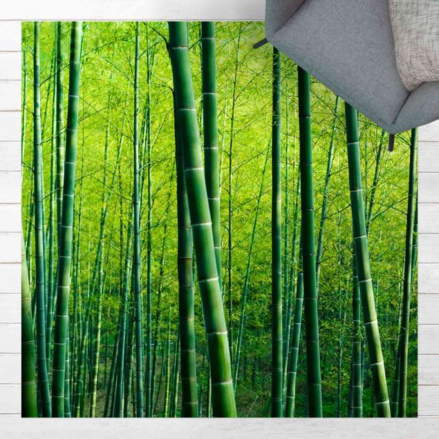 Aussen Teppich Bambuswald