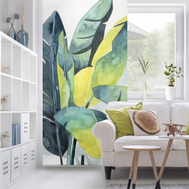 Vorhang Raumteiler Tropisches Blattwerk - Banane
