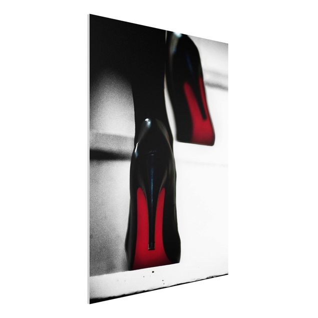 Bilder auf Hartschaumplatte High Heels in Rot