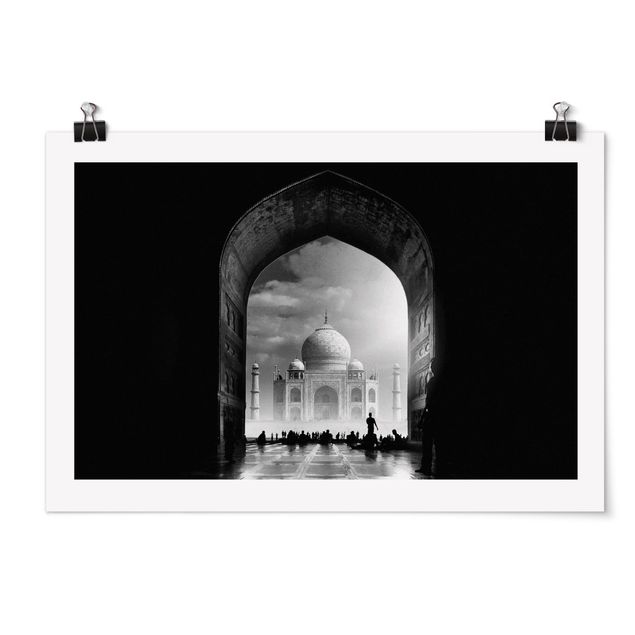 Poster - Das Tor zum Taj Mahal - Querformat 2:3
