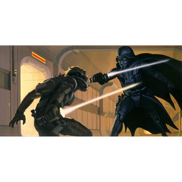 Gamer Tapete Star Wars Classic RMQ Vader vs Luke