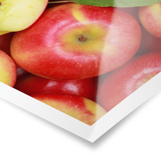 Poster - Saftige Äpfel - Panorama Querformat