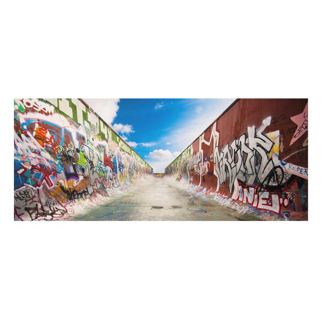 Alu Dibond Bilder Skate Graffiti