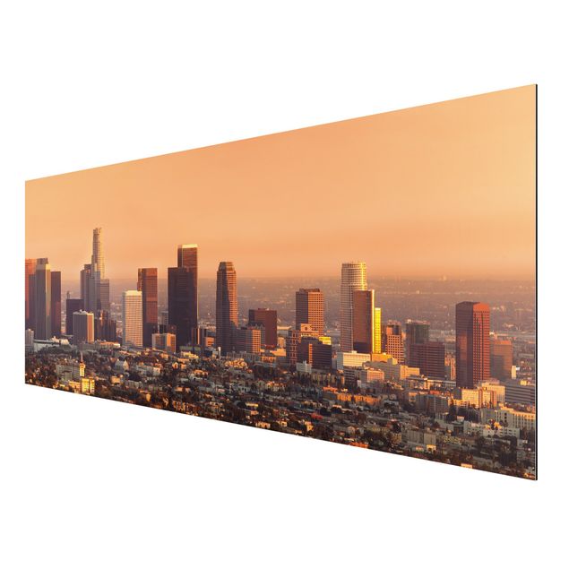 Alu-Dibond Bild - Skyline of Los Angeles